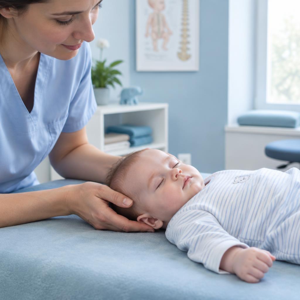 Consultation d'ostéopathie douce pour un nourrisson